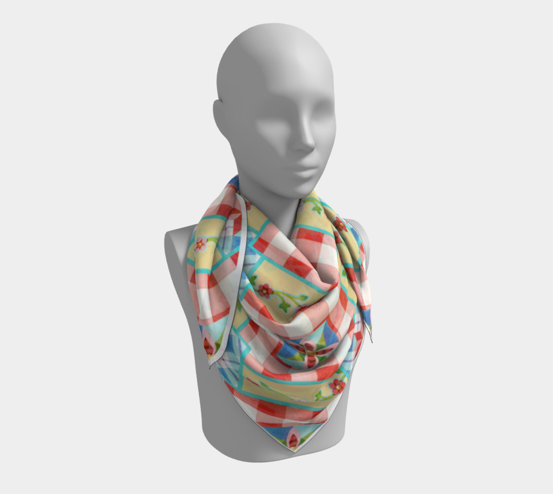 Homespun Gingham Scarf by Patricia Shea Designs preview #3