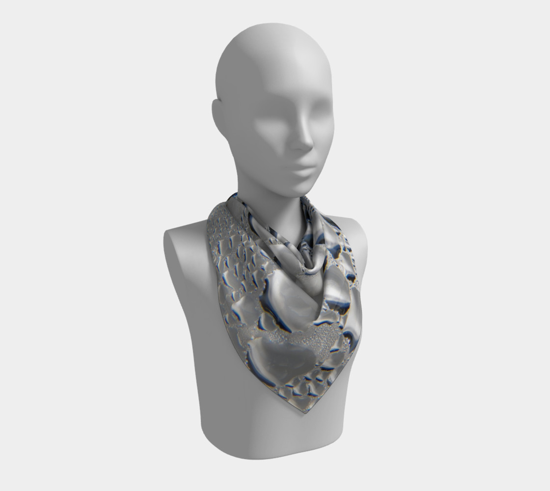 Silver Condensation Square Scarf preview #2