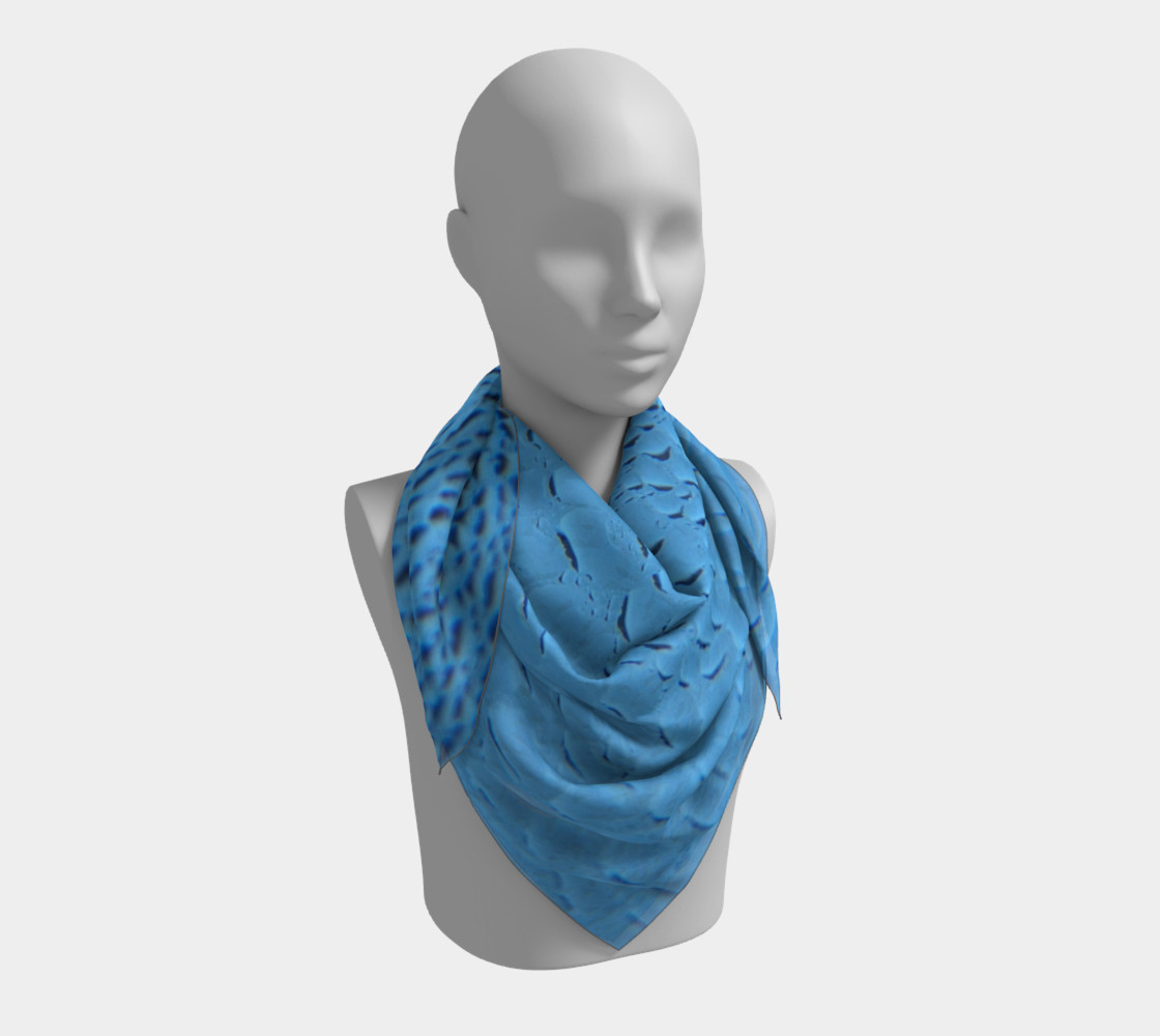 Blue Condensation Square Scarf preview #3