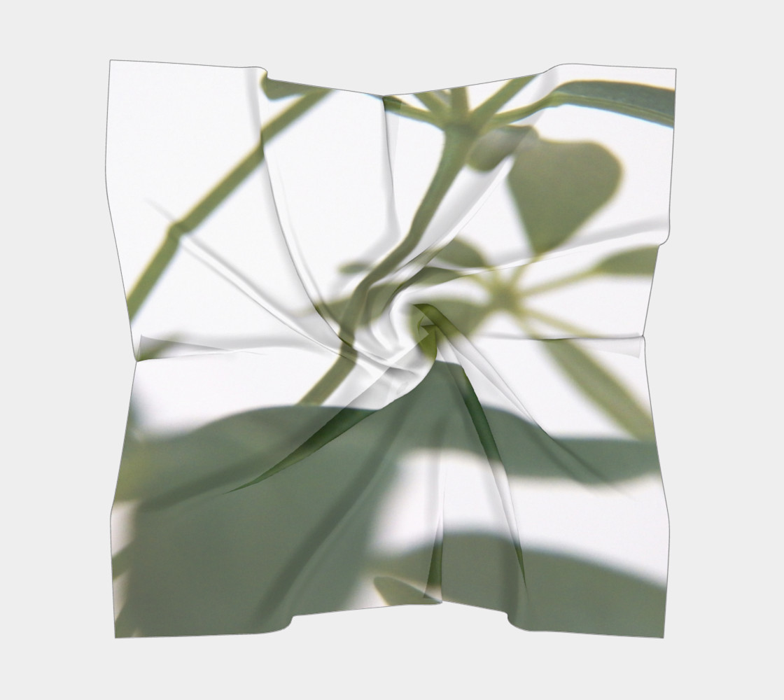 Aperçu de Green Art Square Scarf #5