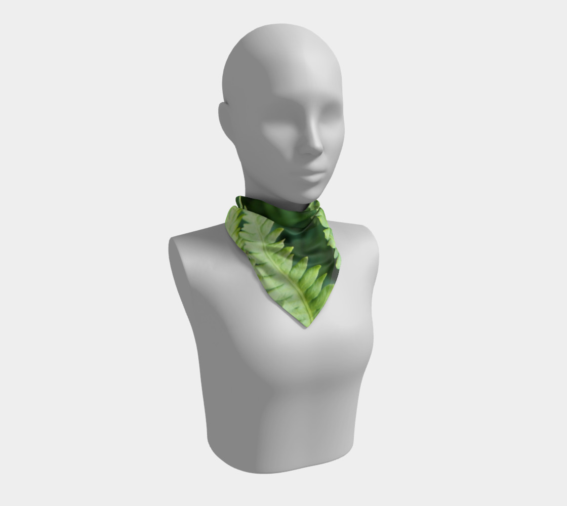 Aperçu de Fern and Focus Square Scarf #1