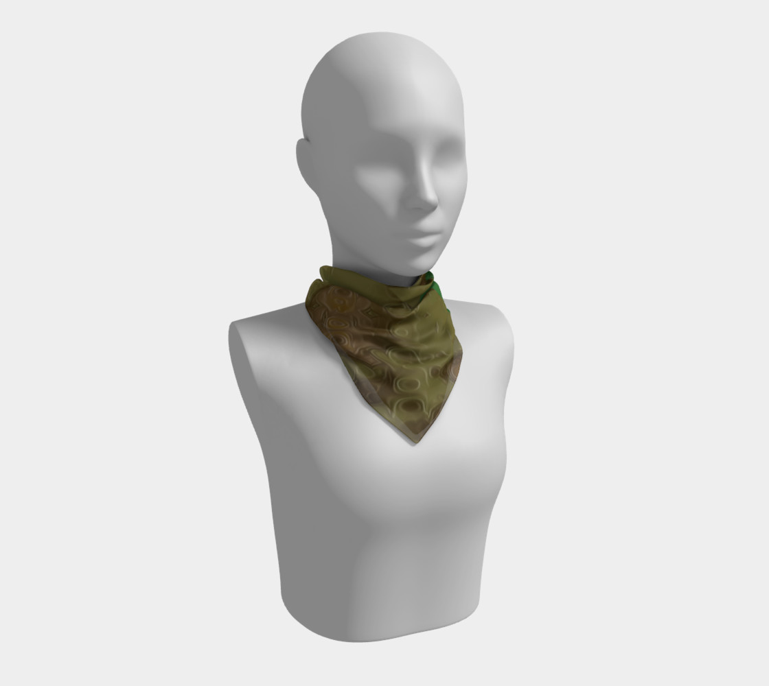 Leather Patches Square Scarf preview #1