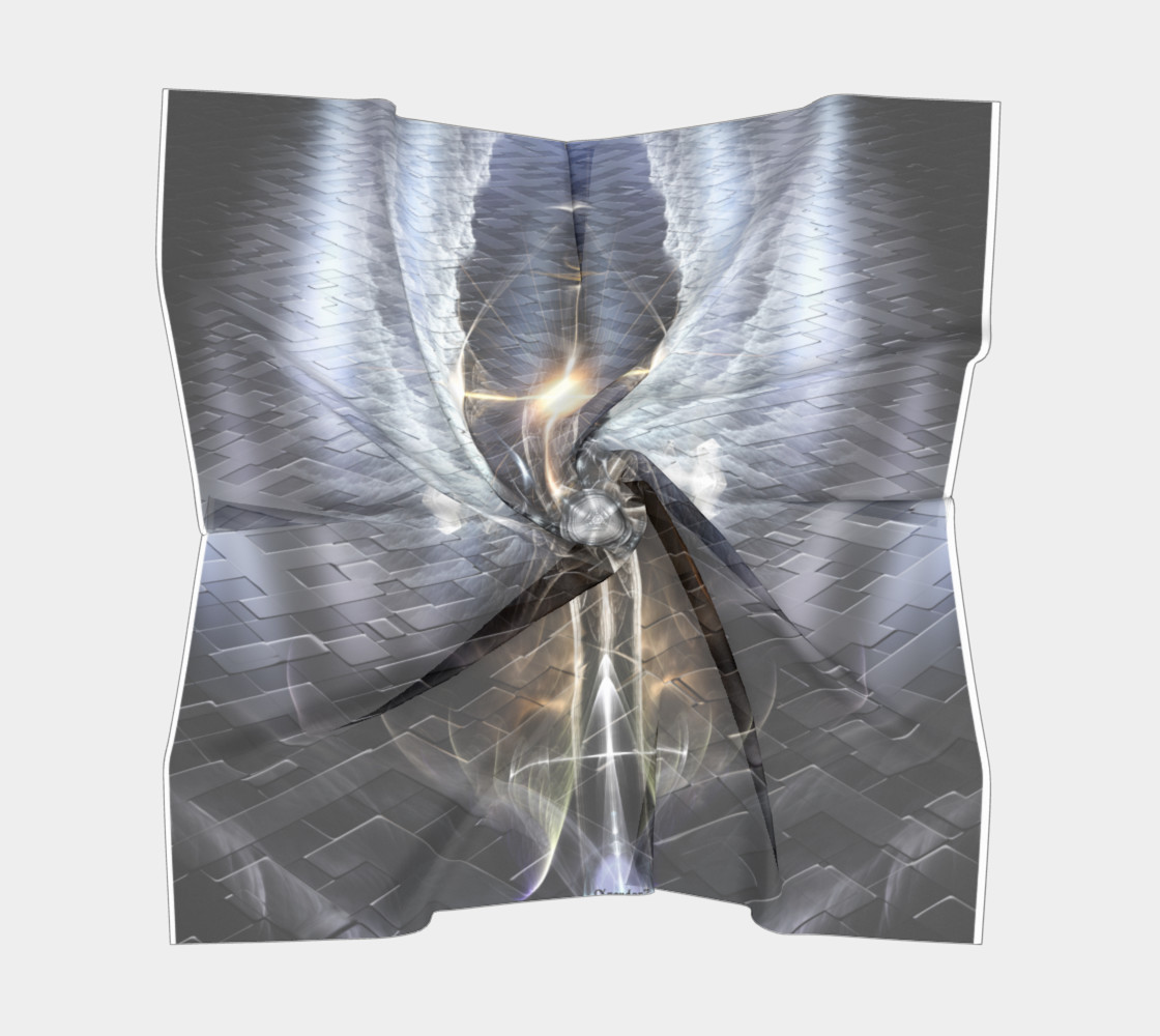 Heavenly Angel Wings Cross Jagged Road Scarf preview #5