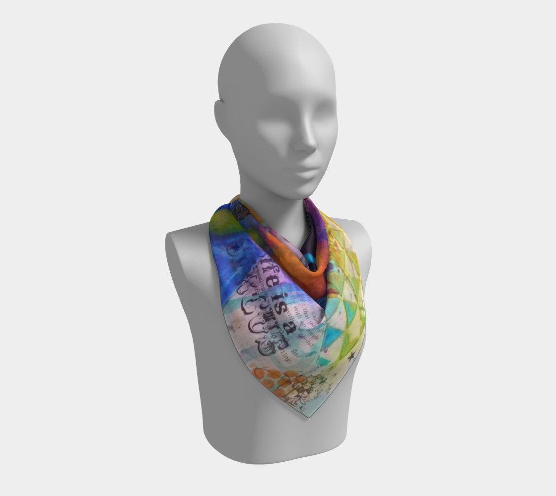 Aperçu de Life is a Circus! - Square Scarf by Danita Lyn #2