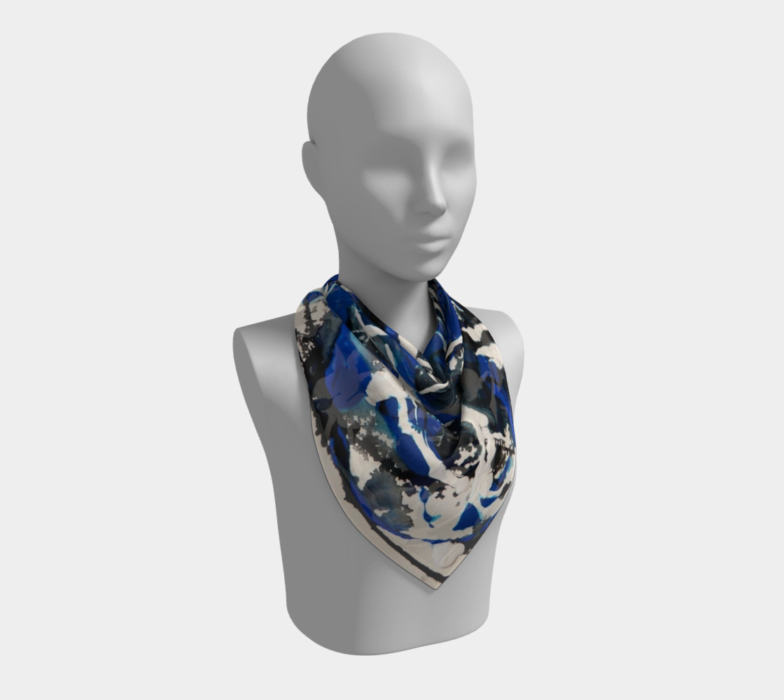 Aperçu de Ocean Fairy Dance Square Scarf #2