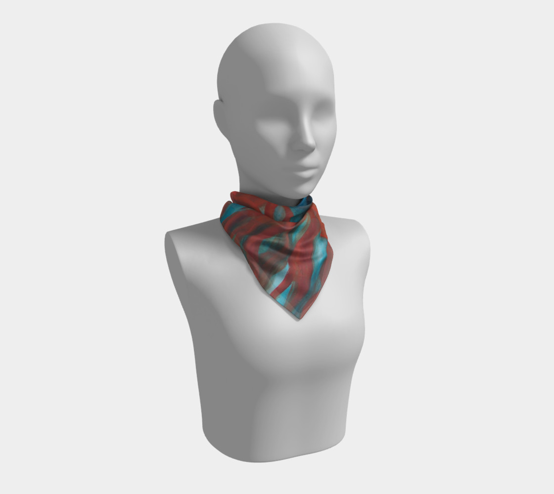 Blue Mermaid - Square Scarf preview #1