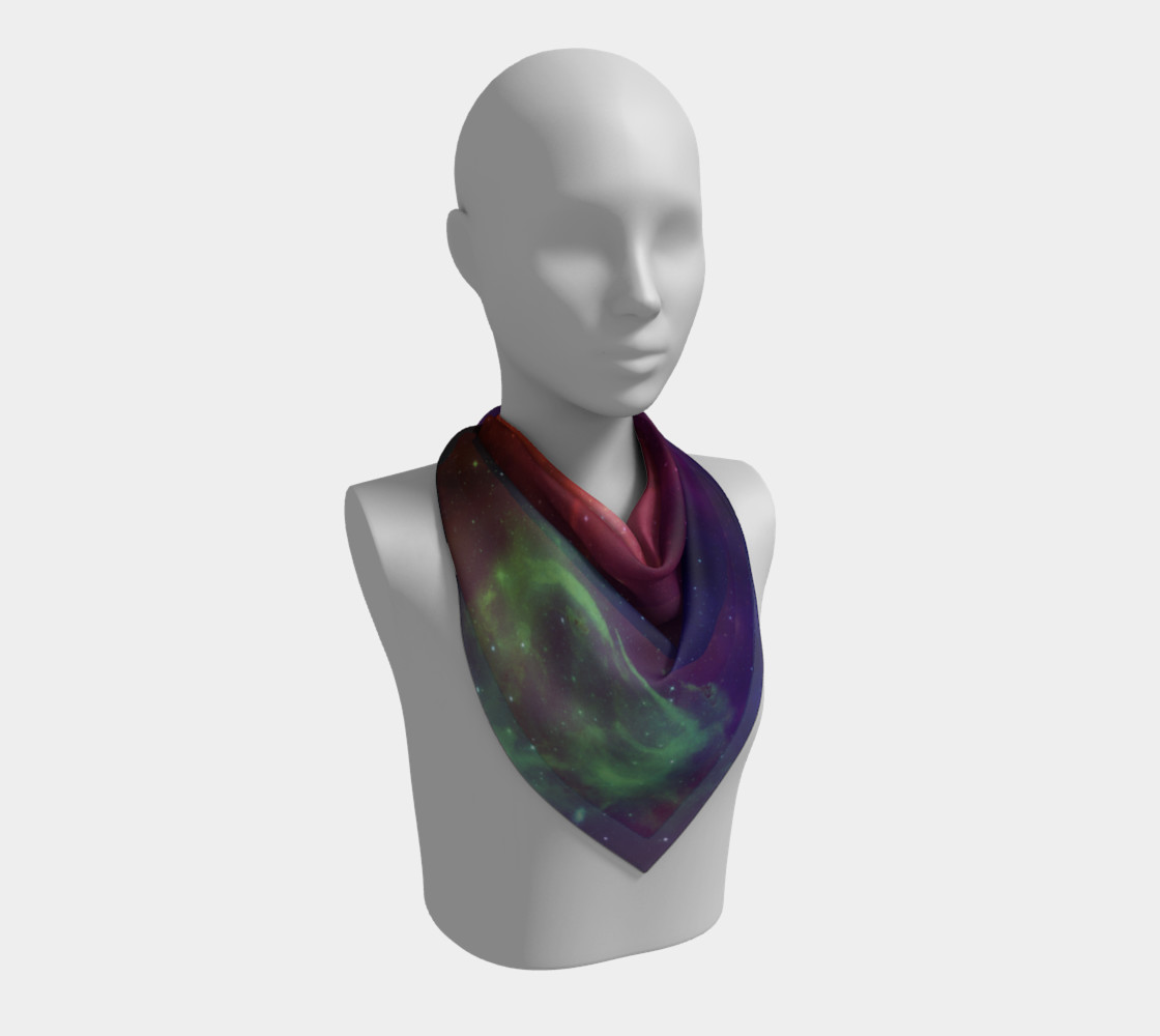 Aperçu de Aurora Portal - Square Scarf #2