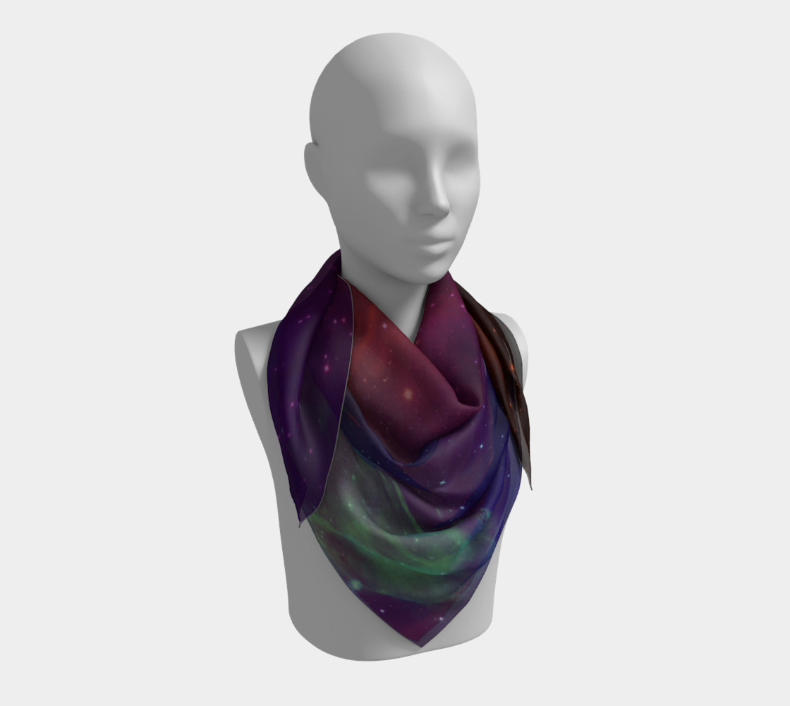 Aperçu de Aurora Portal - Square Scarf #3