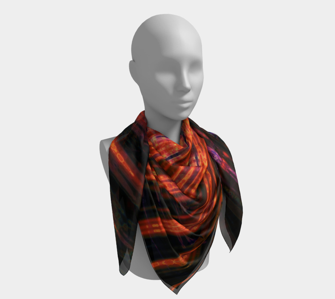 Aperçu de Grid Persuasion - Square Scarf #4