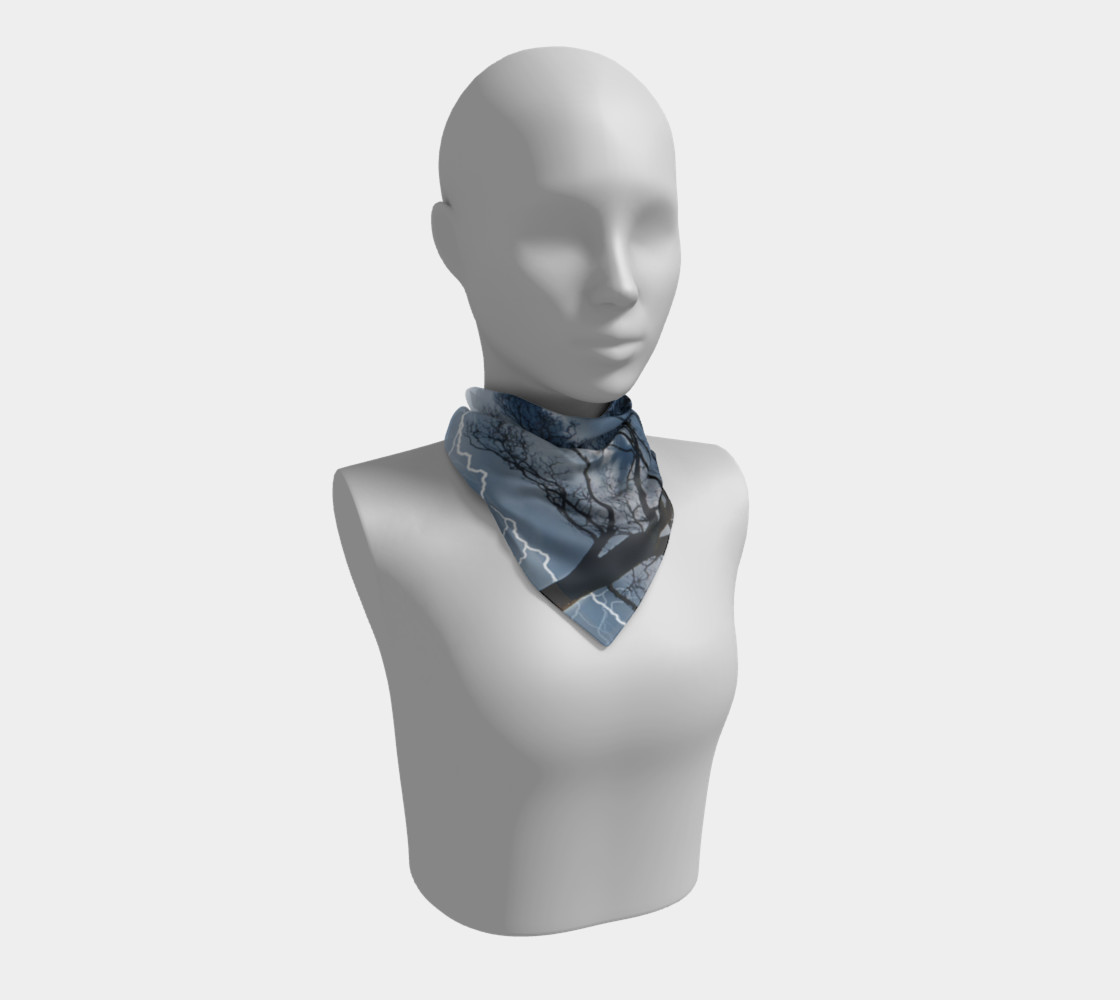 Aperçu de Electric Conversation - Square Scarf #1