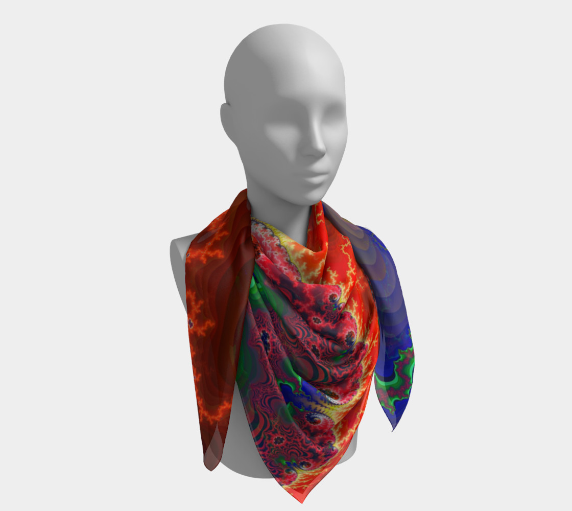 Pertolia - Square Scarf - by Danita Lyn preview #4