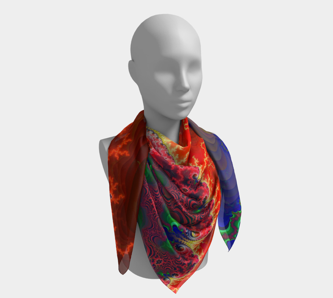 Pertolia - Big Square Scarf- by Danita Lyn preview #4