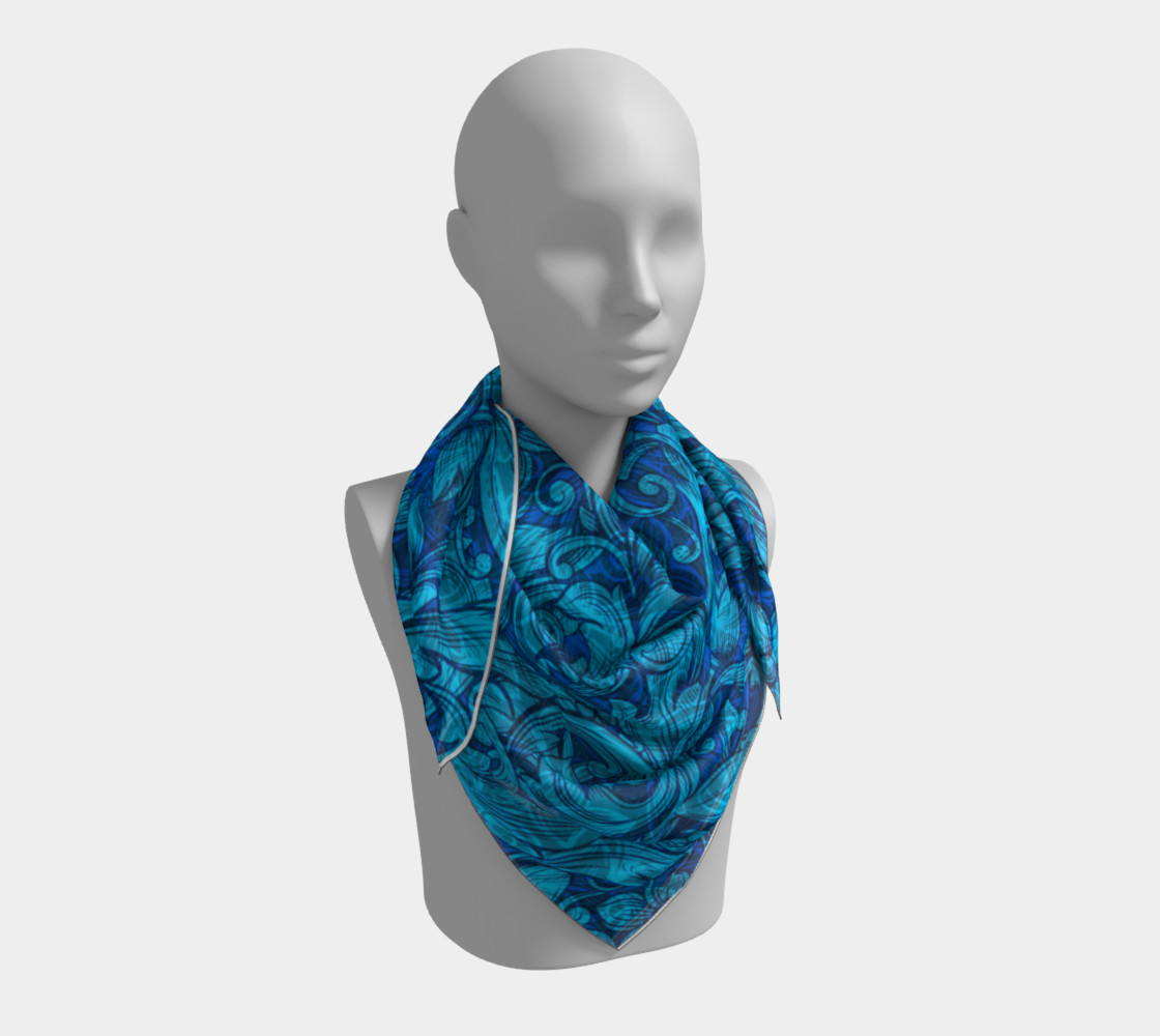 Bright Blue Leaves preview #3