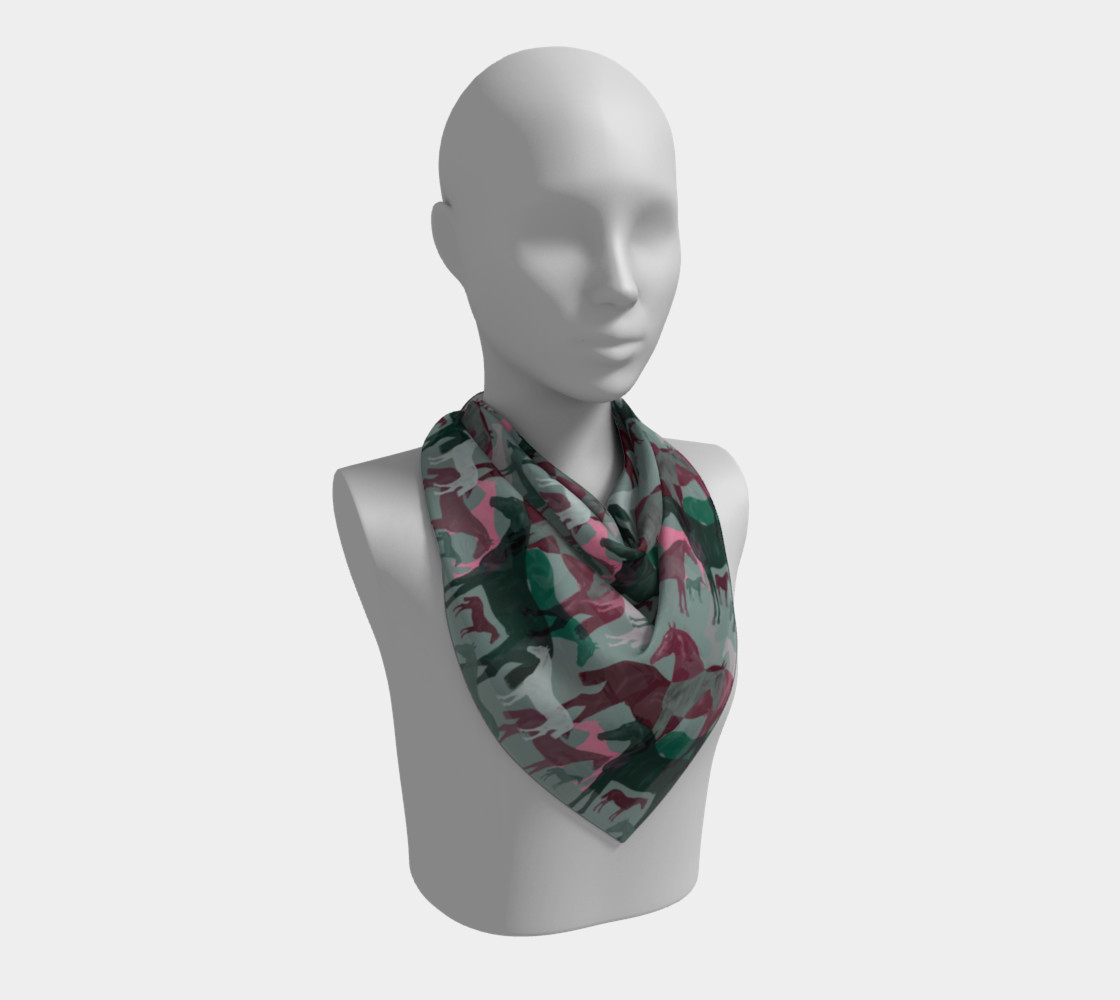 Victorian Horses Scarf preview #2
