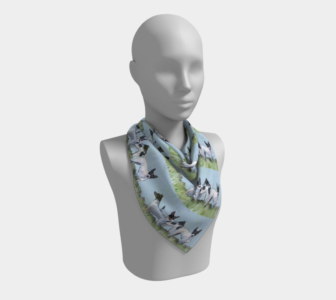 Aperçu de Toy Fox Terriers Silk Scarf #2