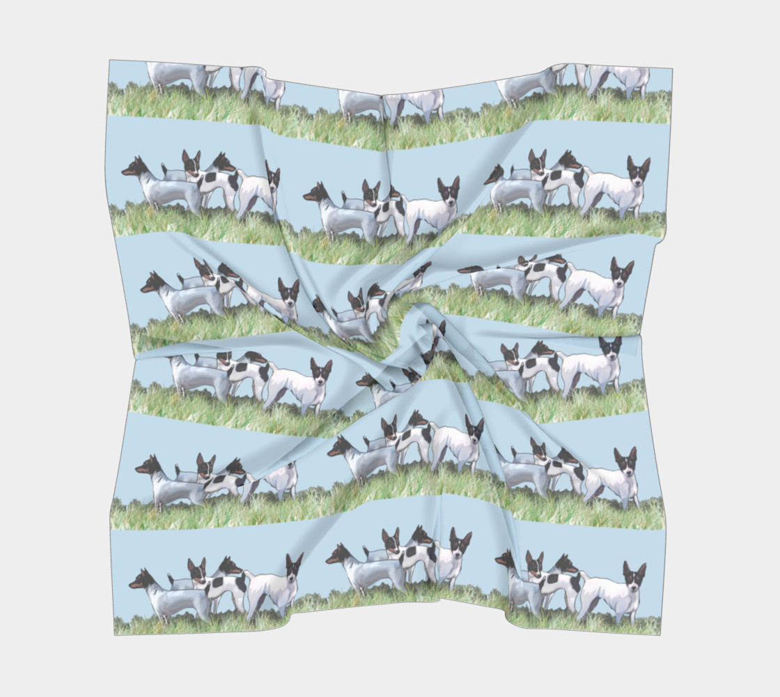 Aperçu de Toy Fox Terriers Silk Scarf #5