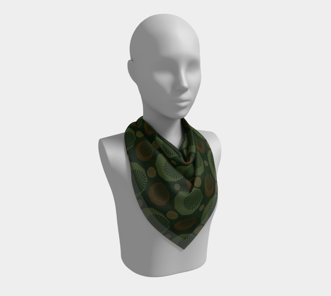 Camouflage Diamonds Square Scarf preview #2
