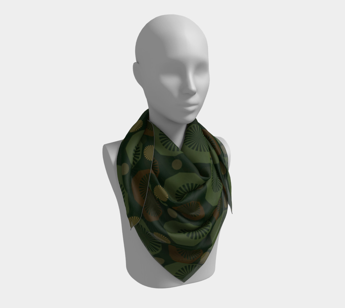 Camouflage Diamonds Square Scarf preview #3