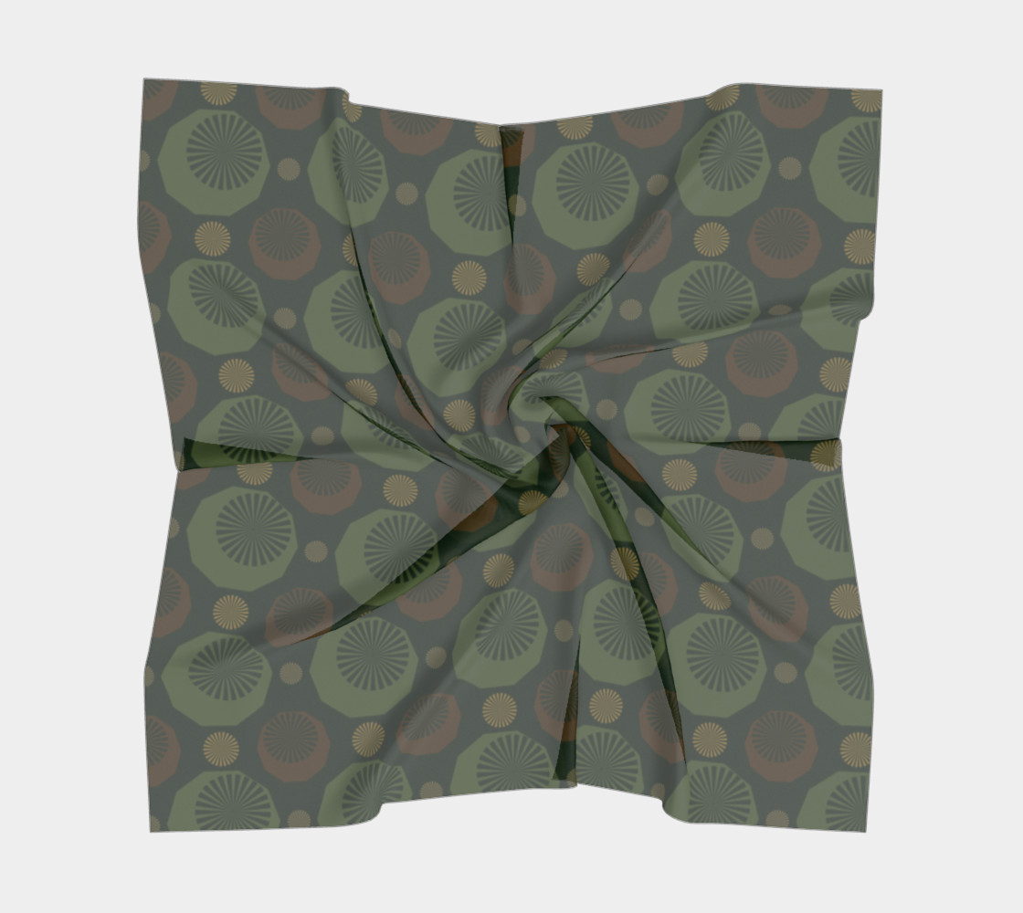 Camouflage Diamonds Square Scarf preview #5