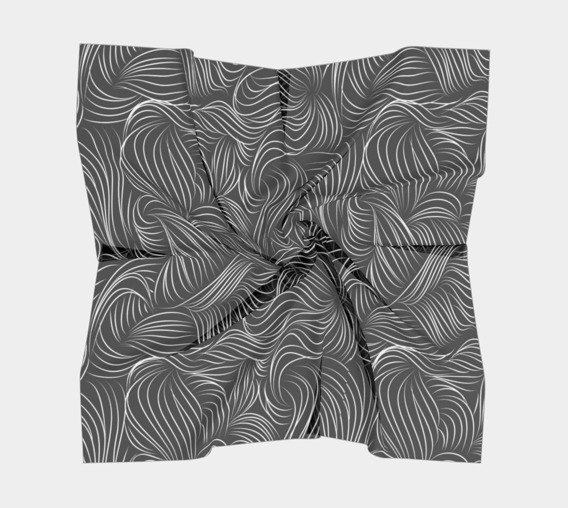 Black Square Scarf preview #5