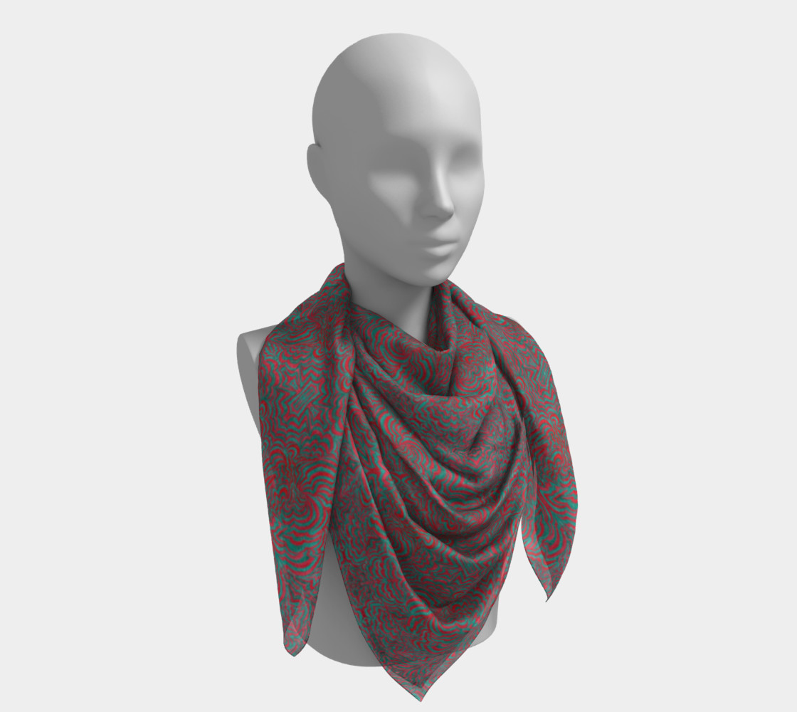 3D Square Scarf - Small preview #4