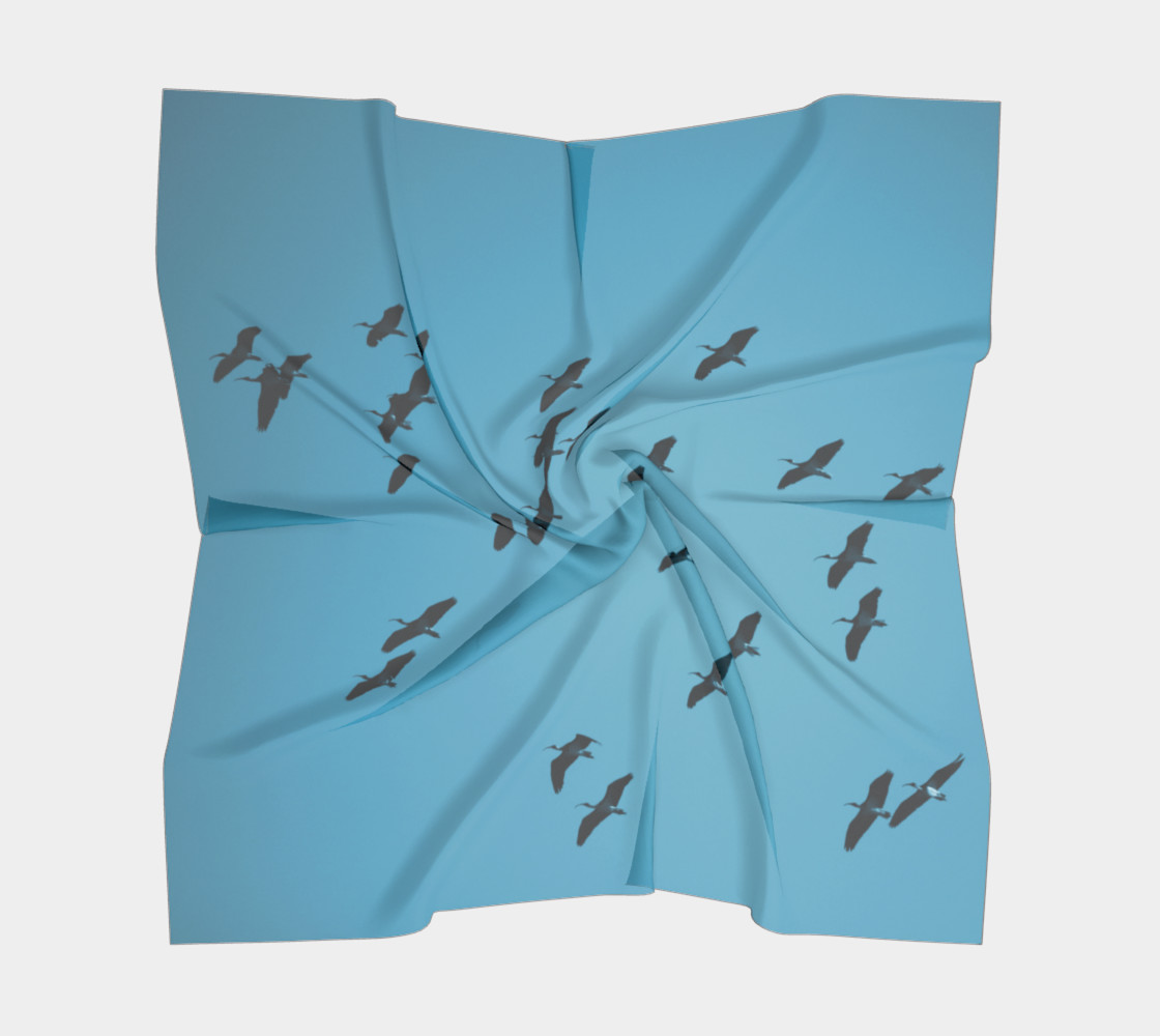 Aperçu de IbisSky Scarf Blue #5