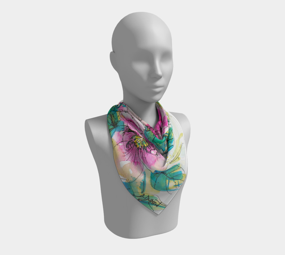 Square scarf Wild Roses for You preview #2