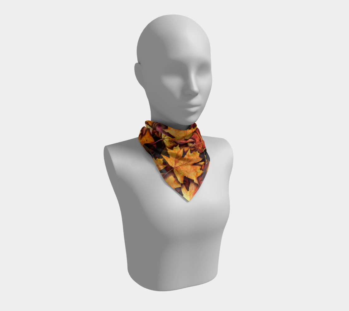 Aperçu de Fall Leaves Scarf #1