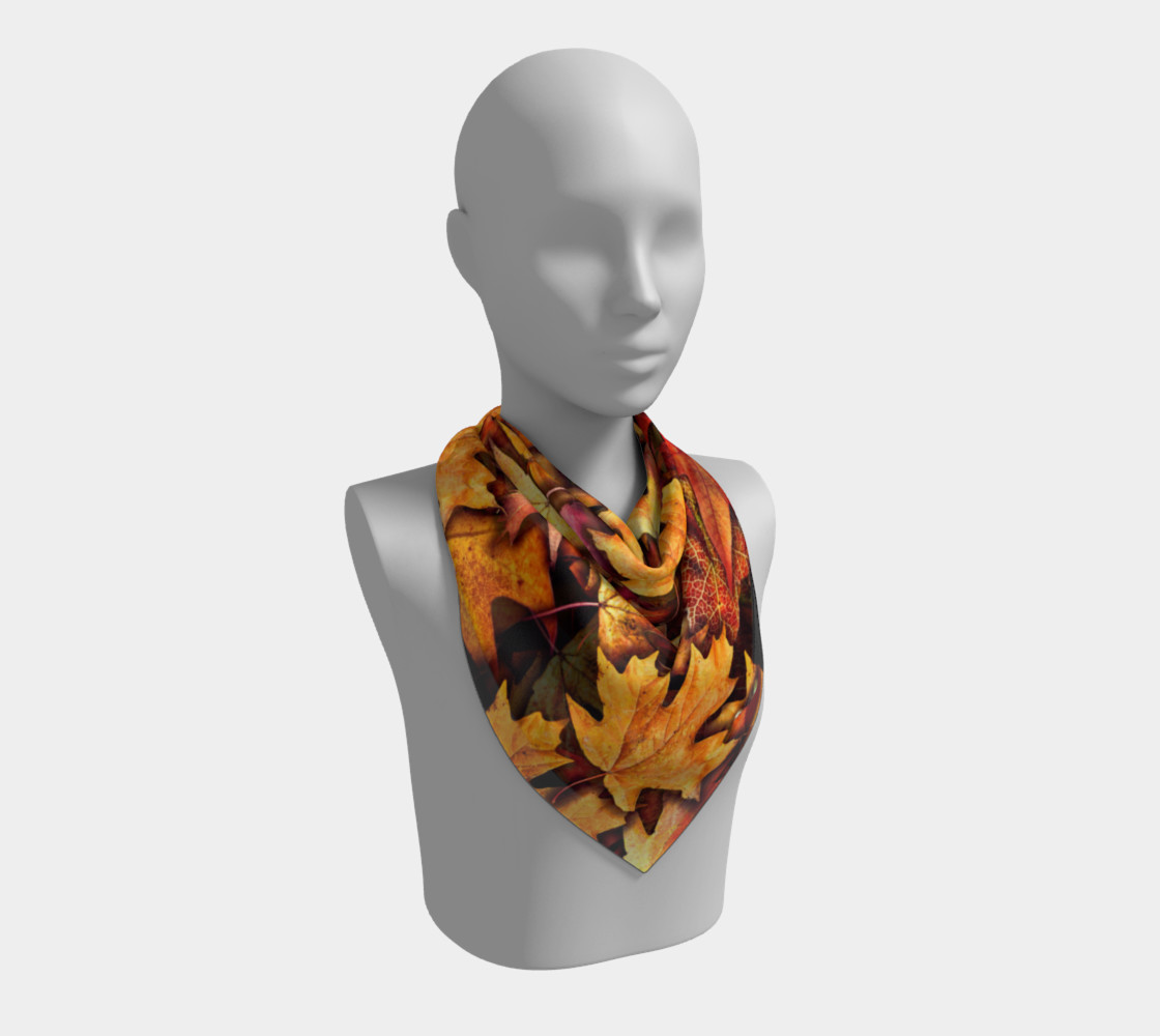 Aperçu de Fall Leaves Scarf #2
