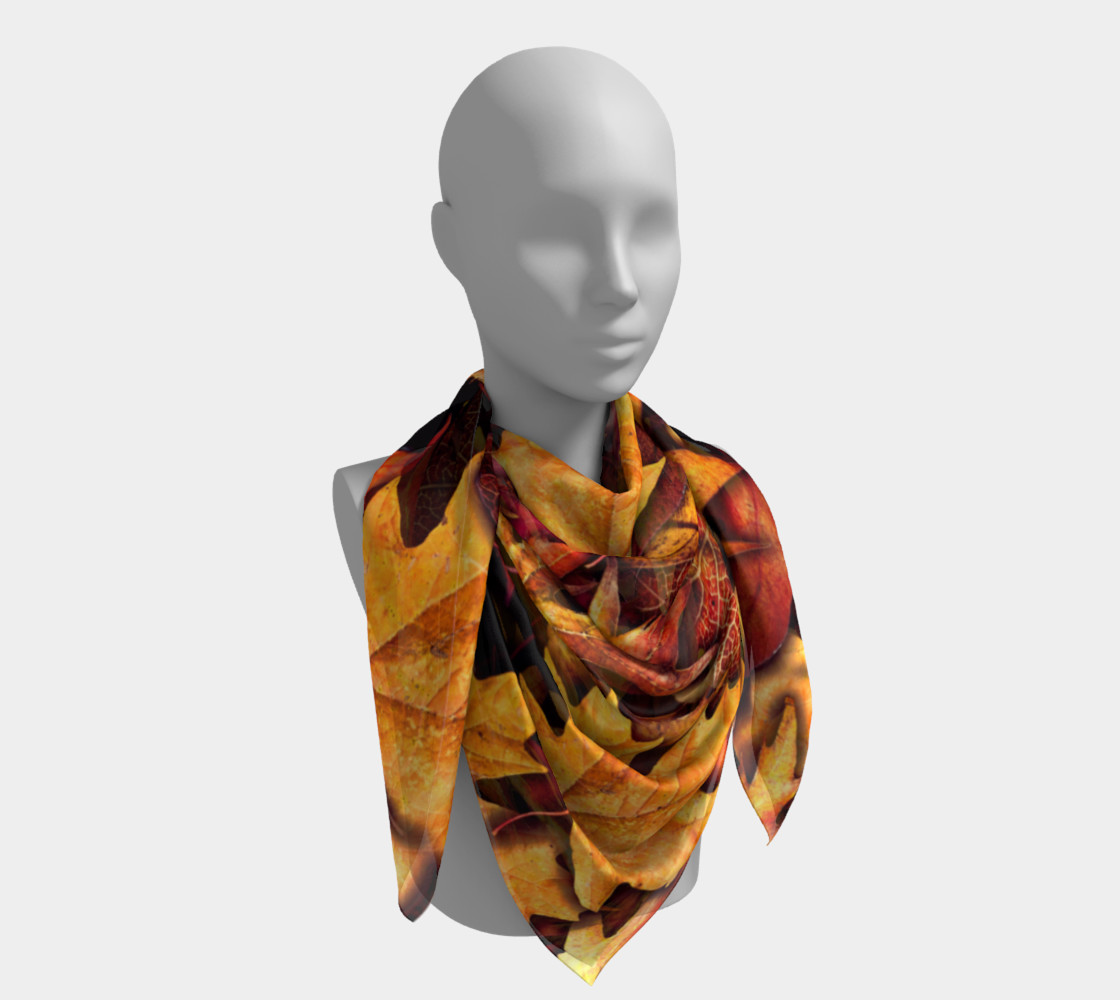 Aperçu de Fall Leaves Scarf #4