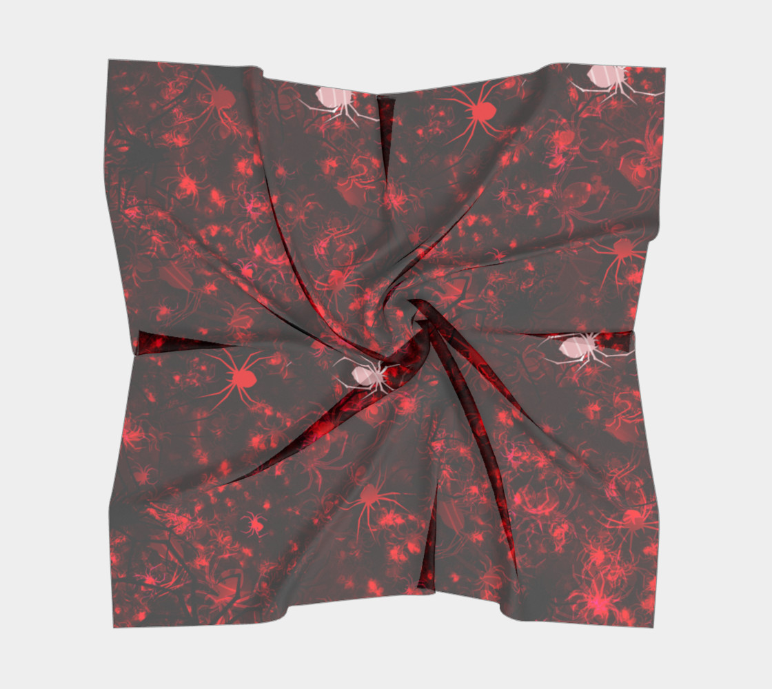 Red Spider Swarm Square Scarf preview #5