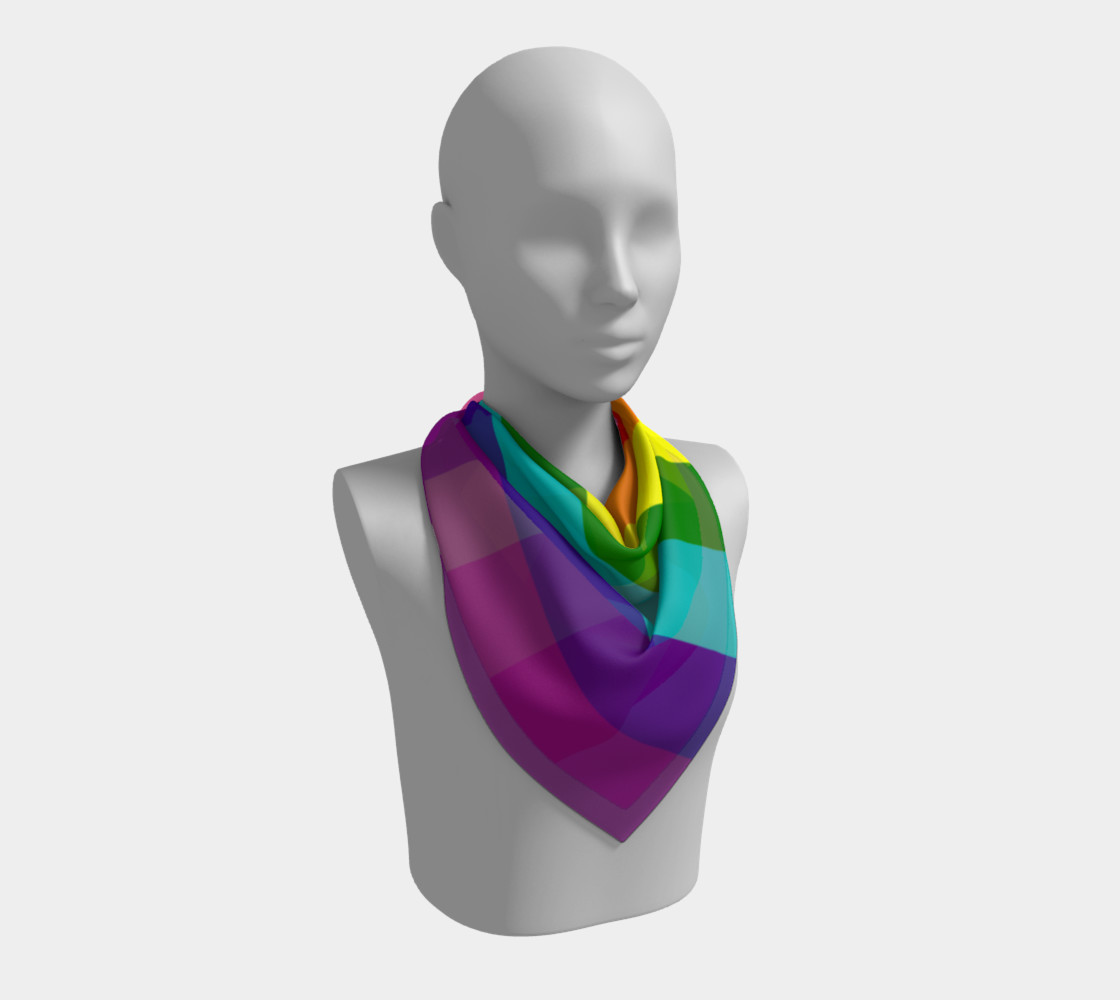 Rainbow Flag Original 8 Stripes Pattern LGBT Pride preview #2