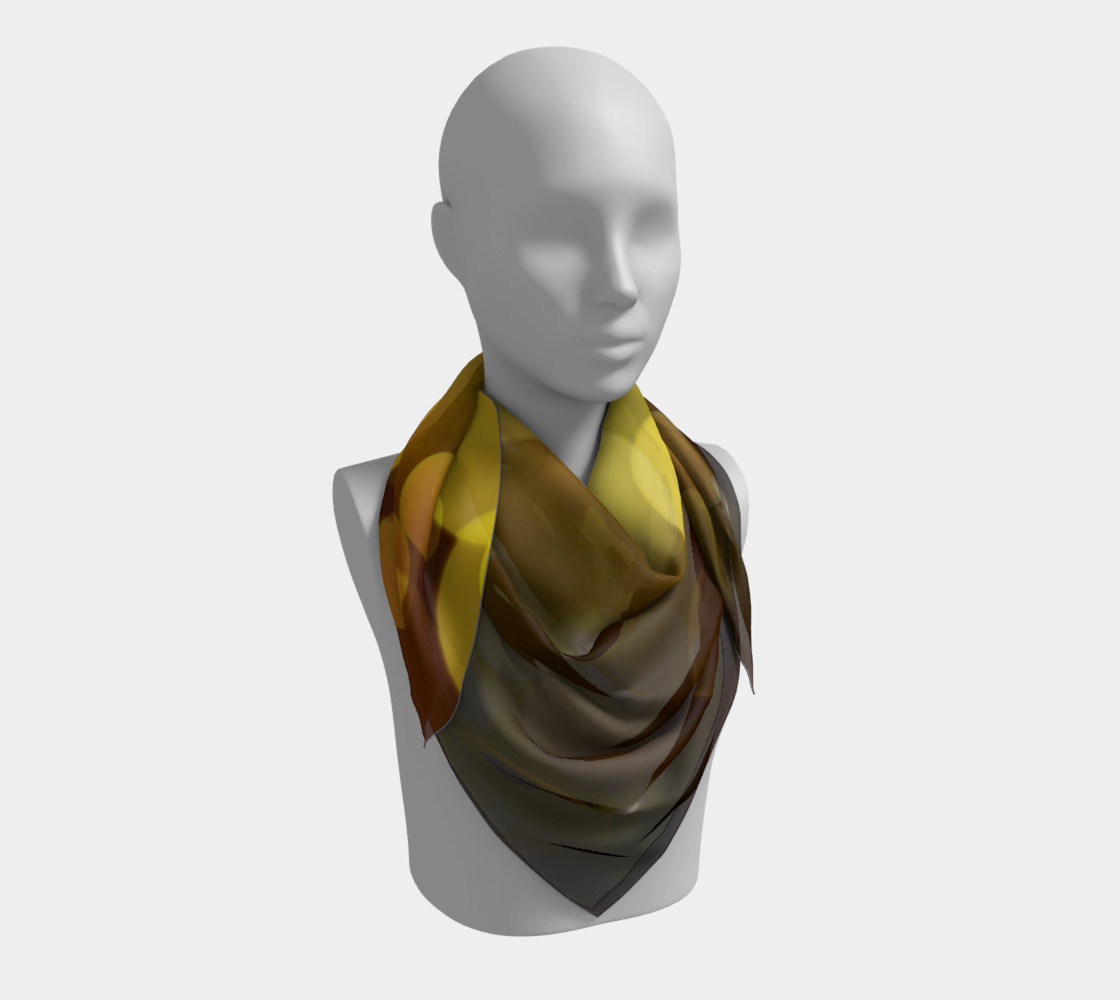 Golden bokeh skarf preview #3