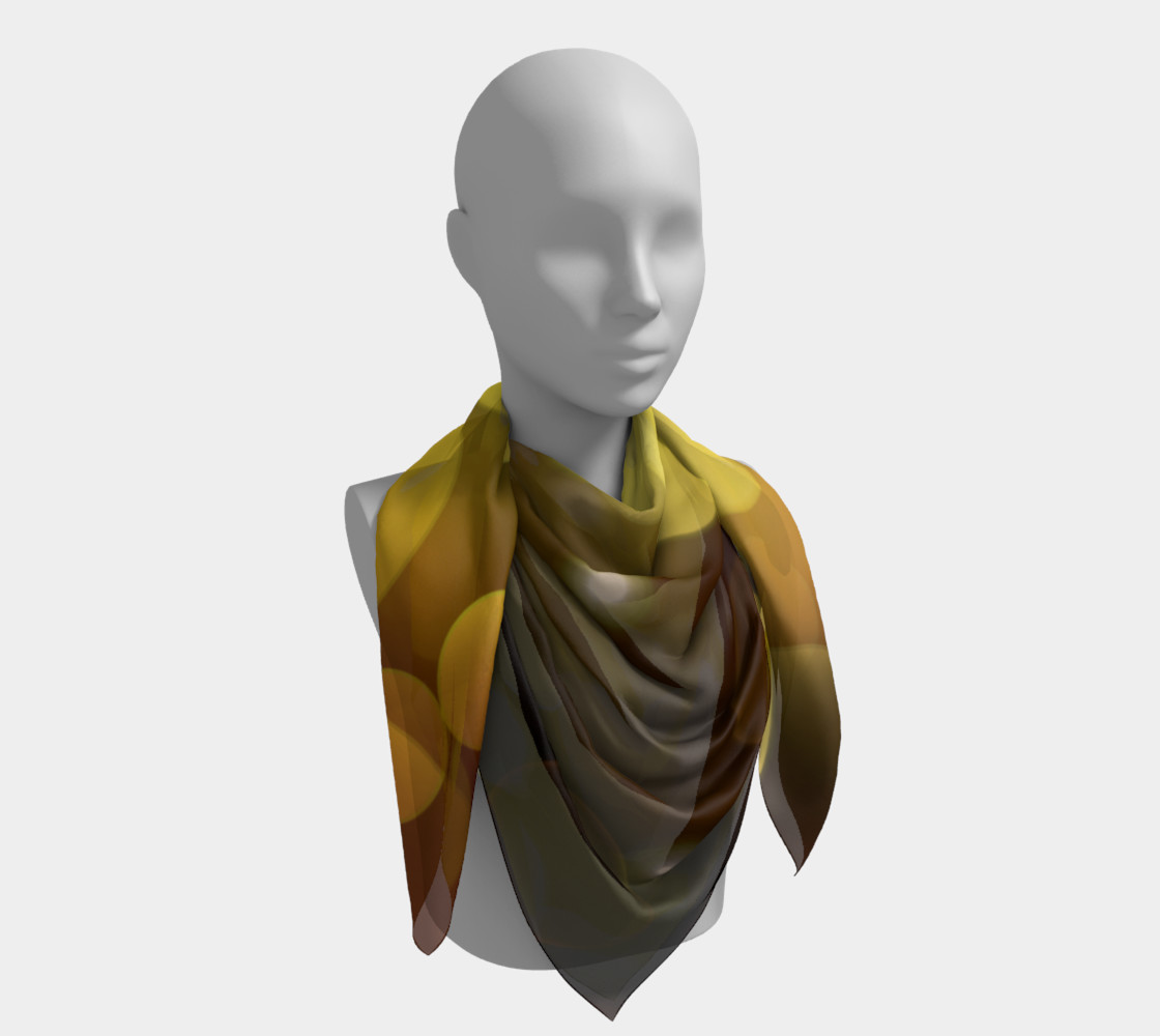 Golden bokeh skarf preview #4
