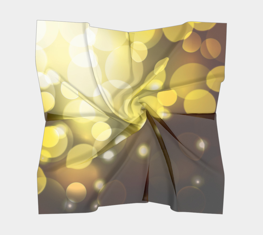 Golden bokeh skarf preview #5
