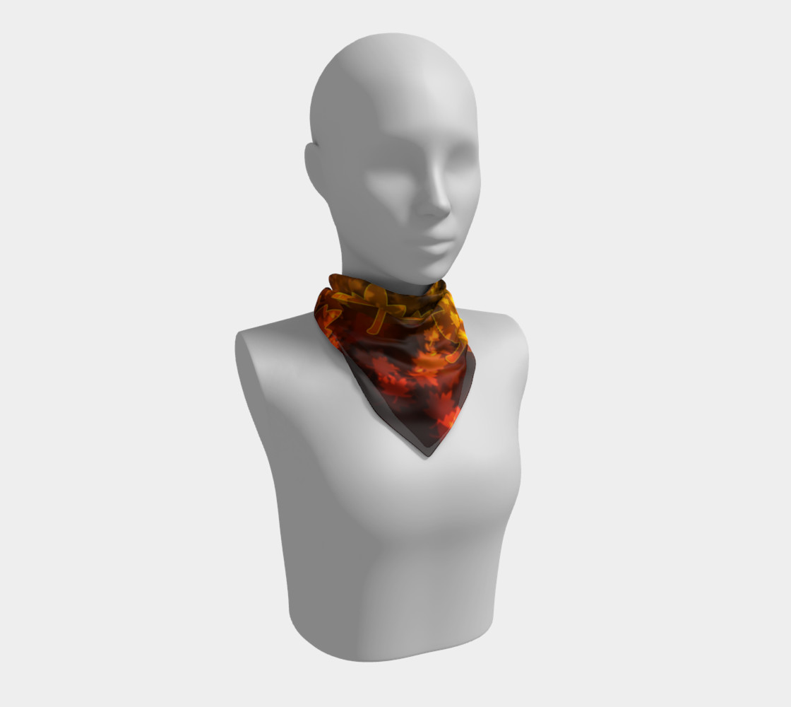 Fall Leaves Bokeh Scarf preview #1