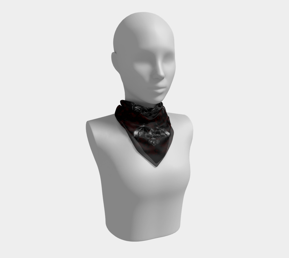 Vampire Lord Square Goth Scarf thumbnail #2