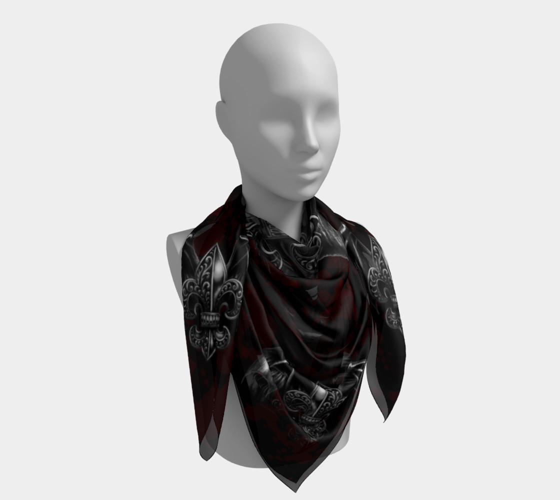 Vampire Lord Square Goth Scarf thumbnail #5