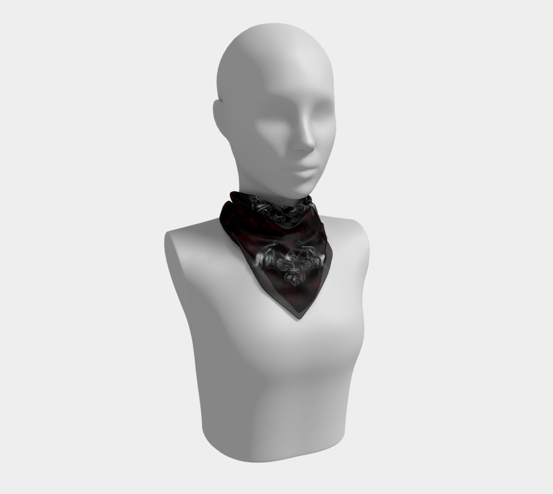 Vampire Lord Square Goth Scarf preview #1