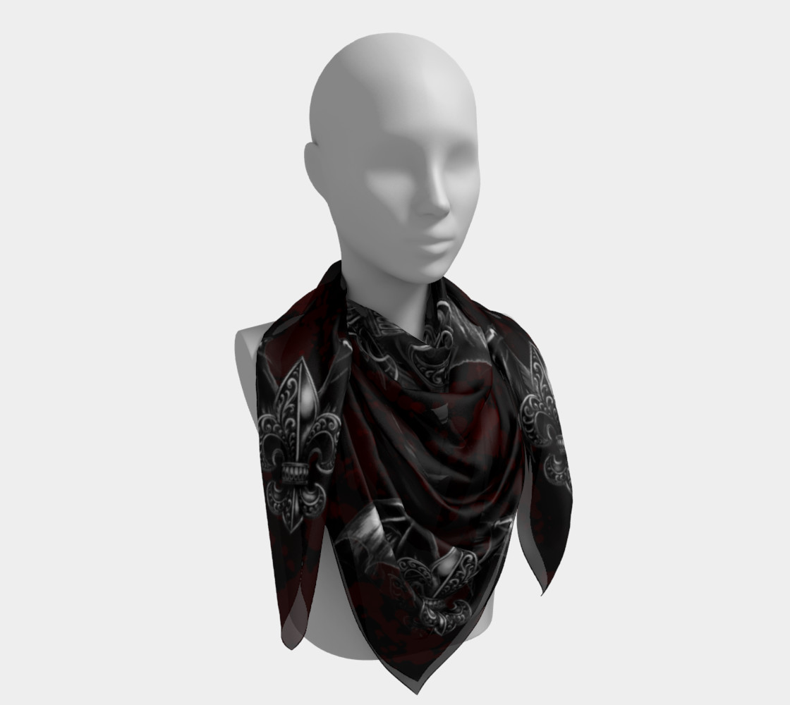 Vampire Lord Square Goth Scarf thumbnail #5
