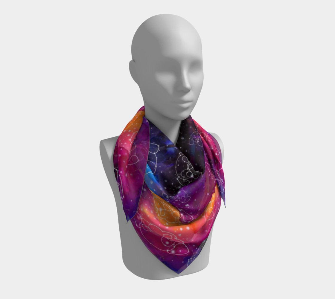 Pug Constellations Pink Purple Orange preview #3