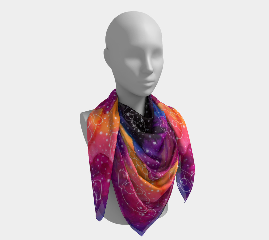 Pug Constellations Pink Purple Orange preview #4