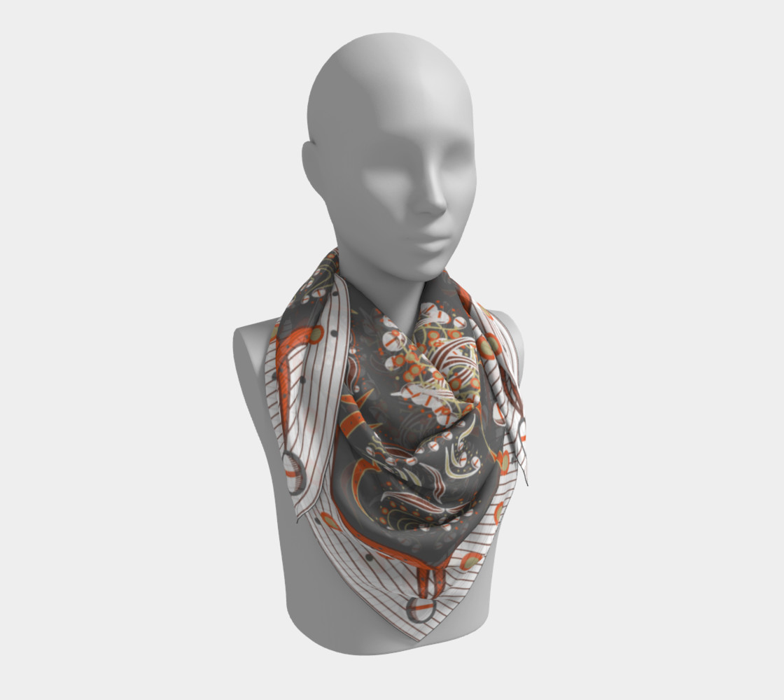Aperçu 3D de Exotic Flower | Orange | Gray | Beige | White