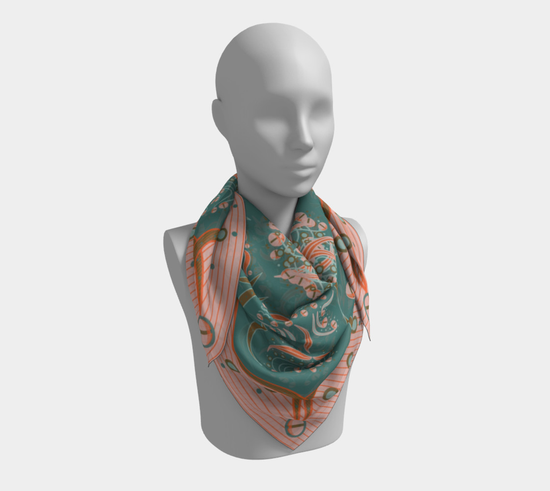 Aperçu 3D de ExoticFlower | Green | Pink | Orange | Olive
