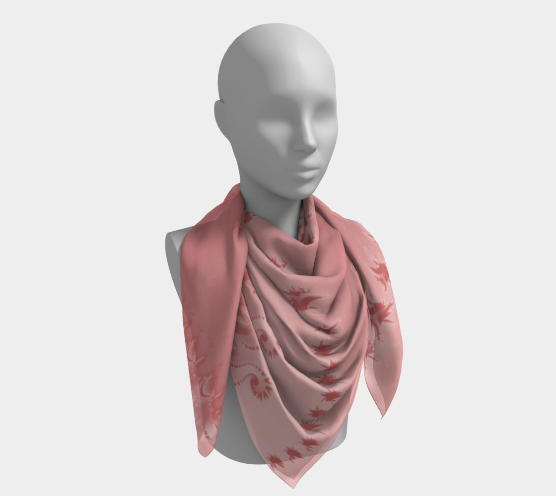 Pink Twilight Square Scarf preview #4