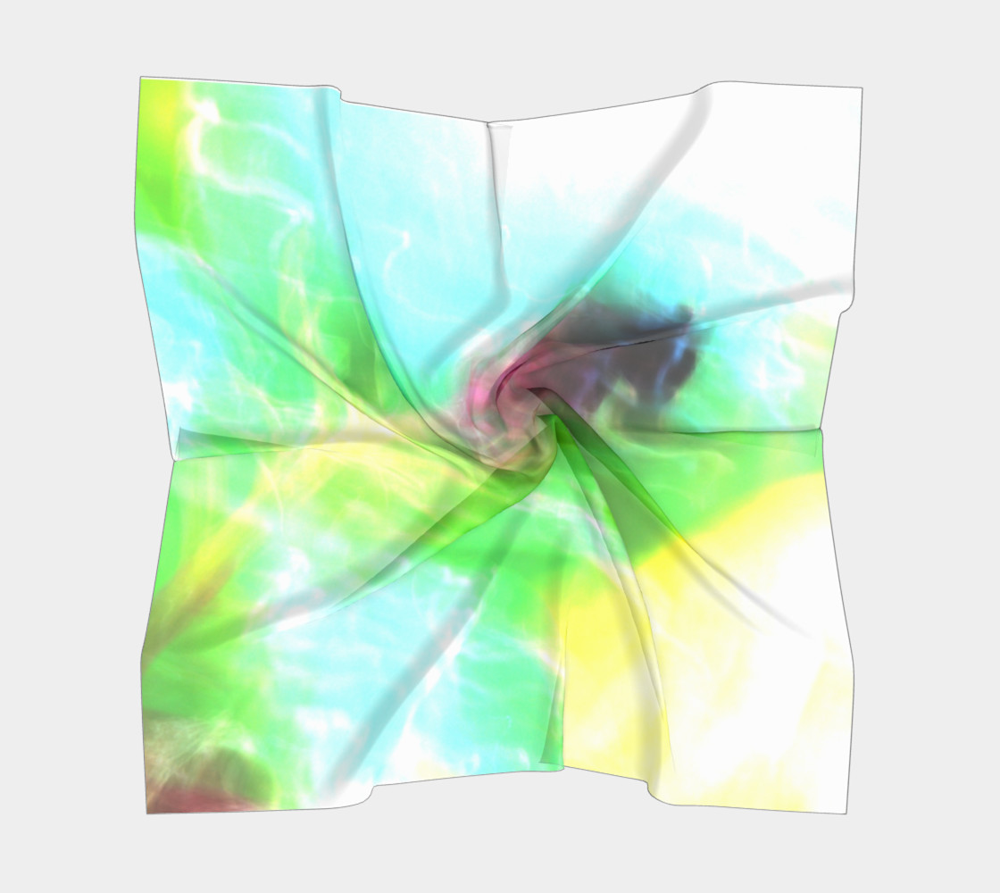 Budding Abstract - Turquoise/Green/Yellow by PhotoGraphic Artistry by Heather J Kirk preview #5