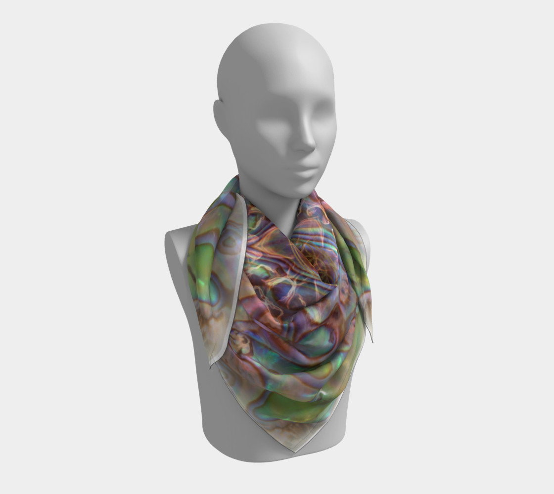 Sea Opal Silk Scarf preview #3