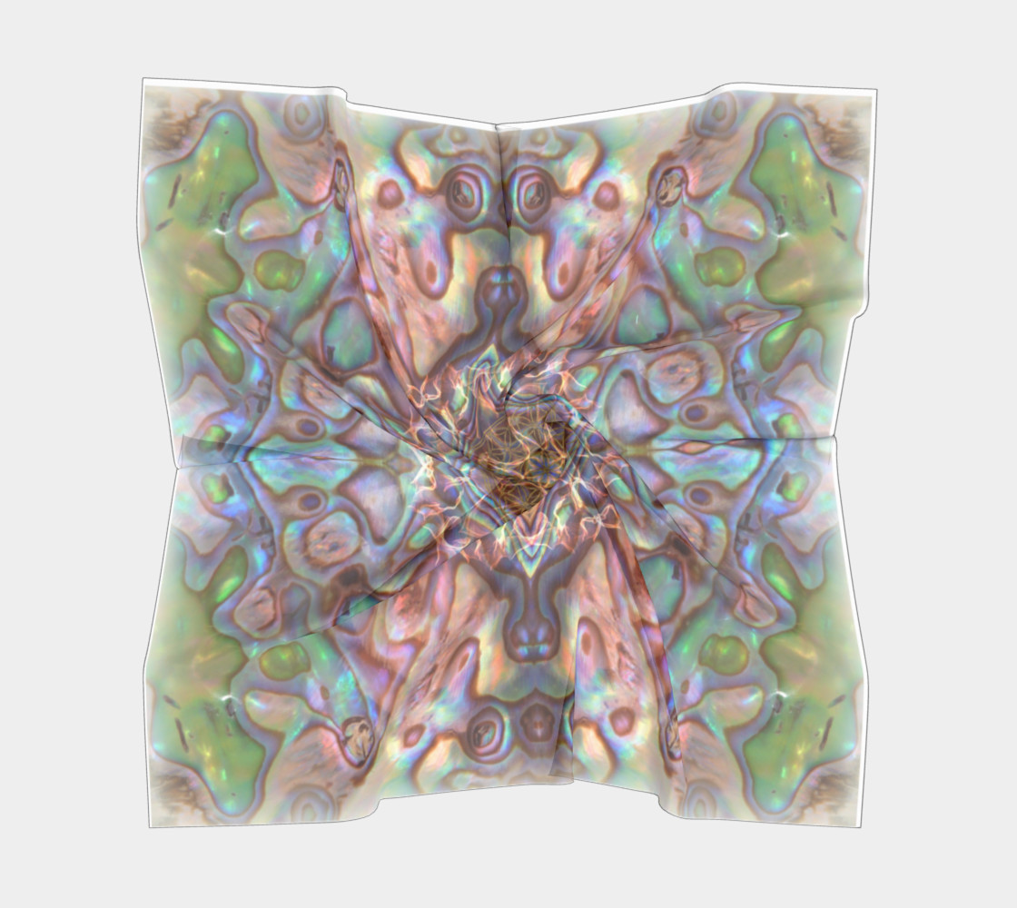 Sea Opal Silk Scarf preview #5