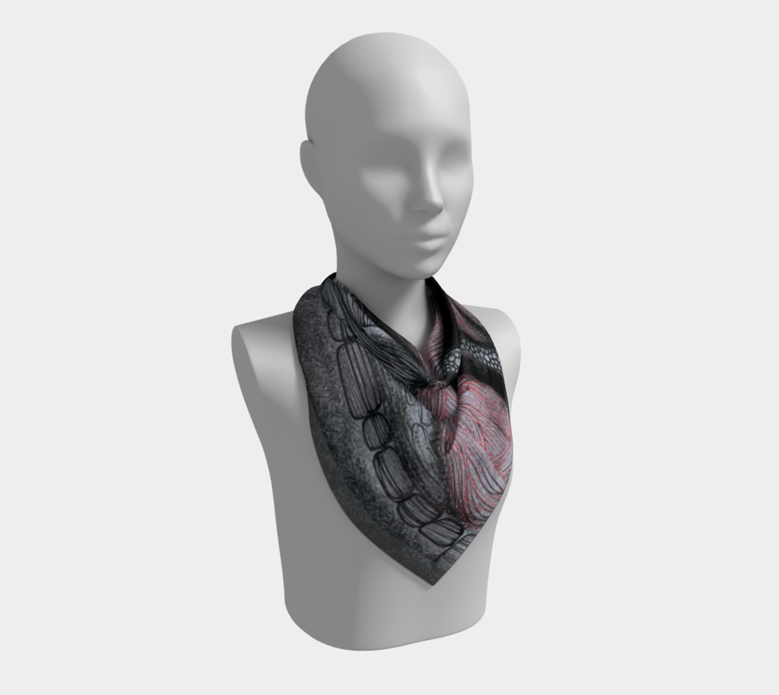 Layers of Time Big Square Scarf preview #2