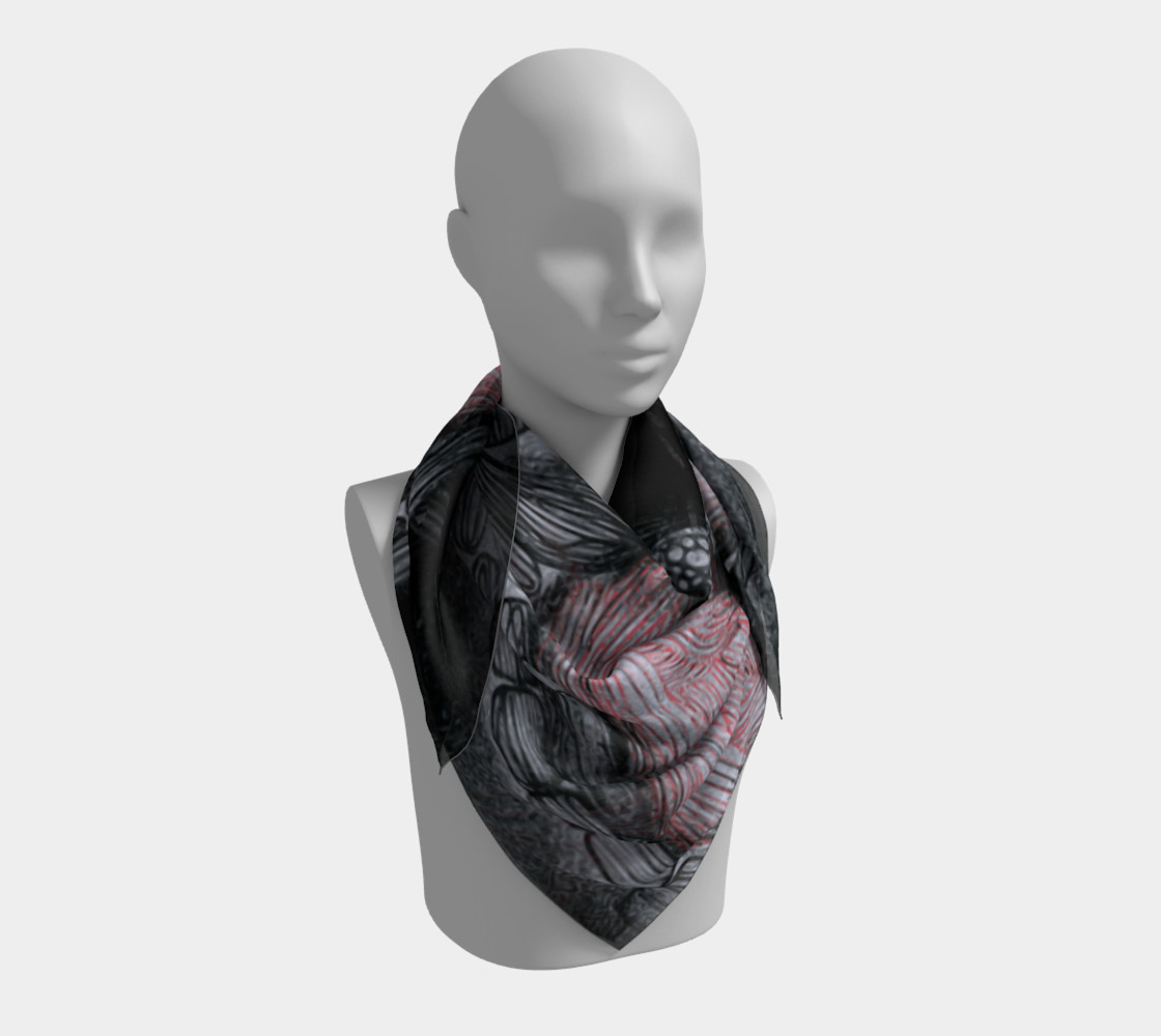 Layers of Time Big Square Scarf preview #3